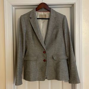 Gray Banana Republic wool blazer, Size 14